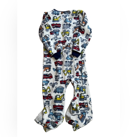 Absorba Toddler Construction Footie Pajamas - Picture 3 of 11